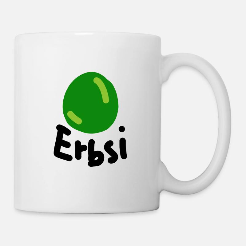 Erbsi - Tasse - Weiß
