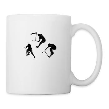 Scooter Tricks - Tasse - Weiß - Rechts