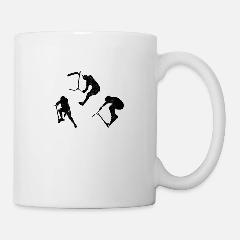 Scooter Tricks - Tasse - Weiß