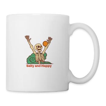 Salty & Happy - Tasse - Weiß - Rechts