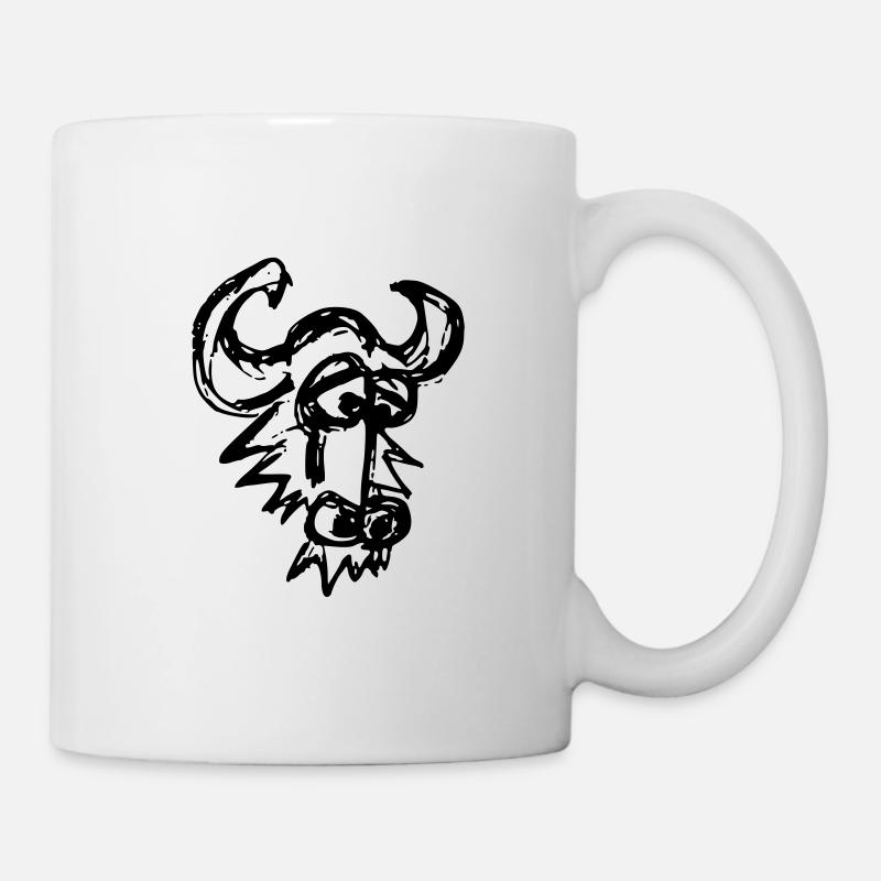 GNU 002 - Mug blanc - blanc