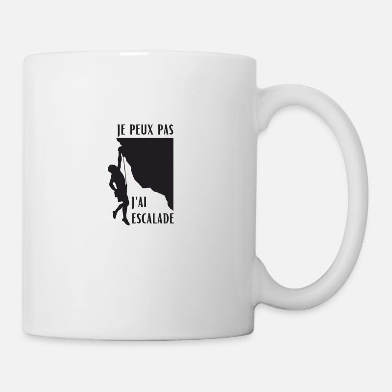Je peux pas J'ai Escalade - Mug blanc - blanc