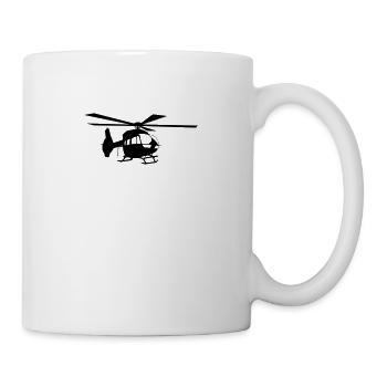 Helicopter H145 with 5-blade rotor - Mug - white - Right