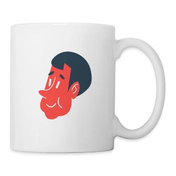 Kingdom - boy's head - Tasse - Weiß - Rechts