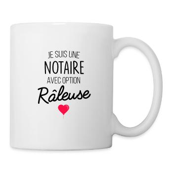 notary with gift option - Mug - white - Right