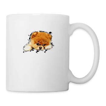 Pom the pomeranian - Mug - white - Right