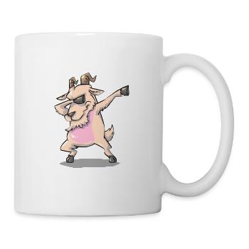 Dabbing Goat Ziege Ziegen - Tasse - Weiß - Rechts