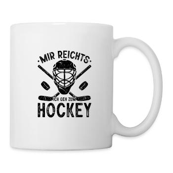 Lustiges Eishockey Team Hockeyspieler - Tasse - Weiß - Rechts