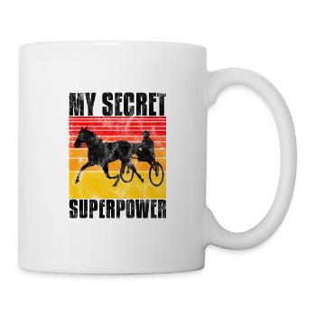 My Secret Superpower Trabrennen Trabreiter Sulky - Tasse - Weiß - Rechts