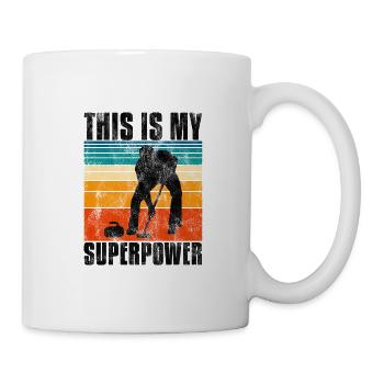 Curling is my Superpower Curler Eisstockschießen - Mug - white - Right