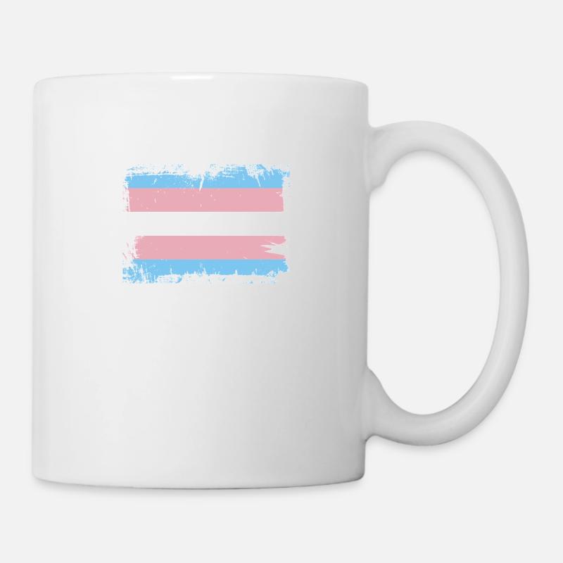 Trans Pride Flag - Mug - white