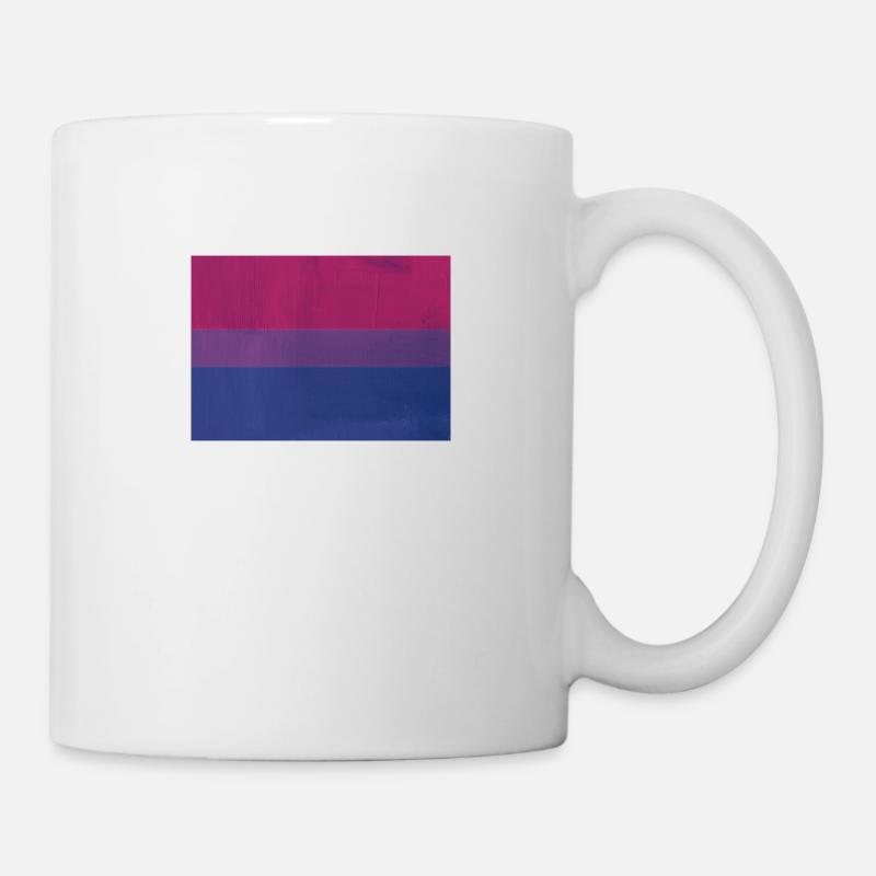 Bi Pride Flag - Tasse - Weiß