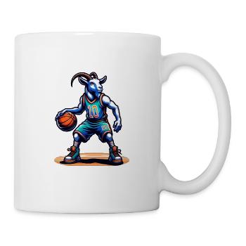 Ziege Basketball Spieler Sport Team - Tasse - Weiß - Rechts
