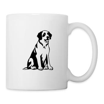 Saint Bernard Dog - Mug - white - Right