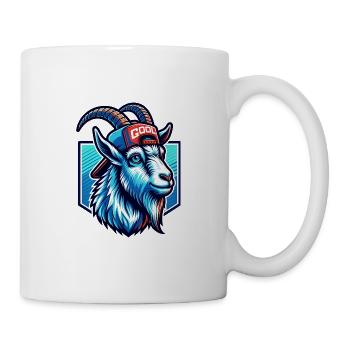 Gambling Goat with Gamepad Gamer - Mug - white - Right