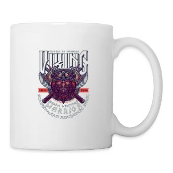 VIKING, VICTORY OR VALHALLA! - Mug blanc - blanc - Droite