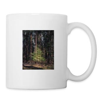 Junge Tanne im Herzen eines Kiefernwaldes - Tasse - Weiß - Rechts