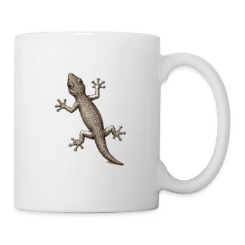 GEEKLEY – Bestiary – Gecko - Tasse - Weiß - Rechts