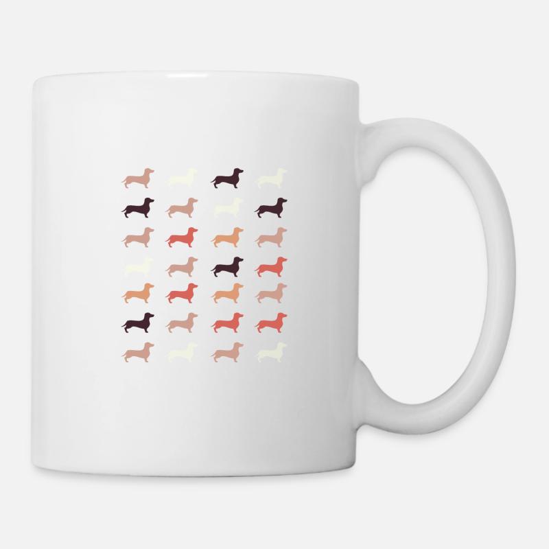 Dackel - Tasse - Weiß