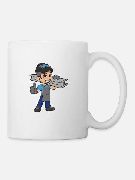 Schweißer Metallbauer - Tasse - Weiß
