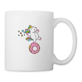 Licorne Licorne style rétro vintage grunge - Mug blanc - blanc - Droite