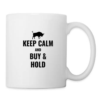 Keep Calm And Buy And Hold Stock Market Gift - Mug - white - Right