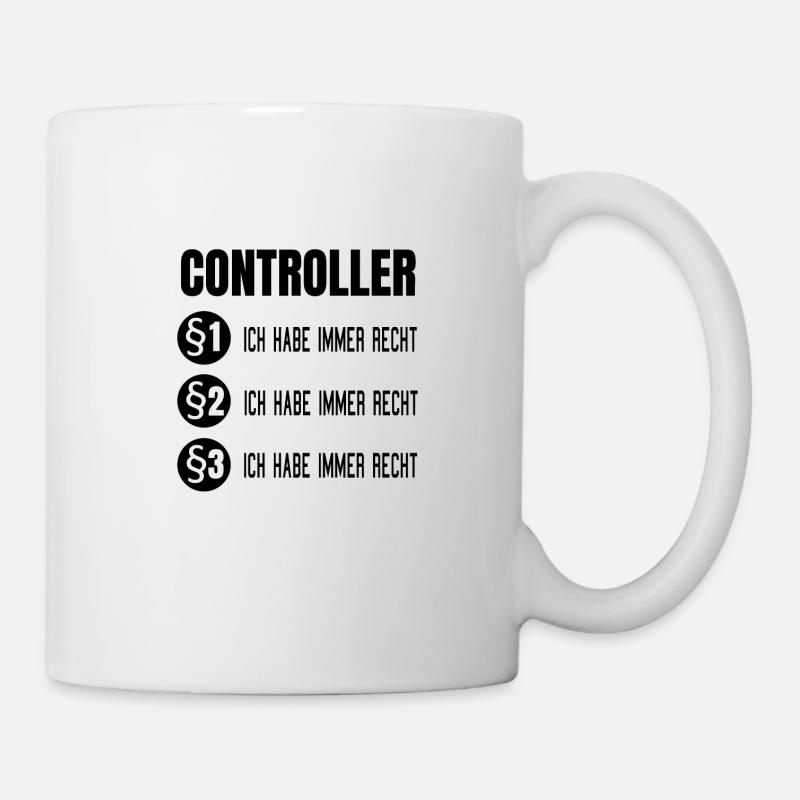 Controller Controlling BWL Geschenk Idee - Tasse - Weiß