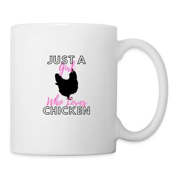 Huhn - Tasse - Weiß - Rechts