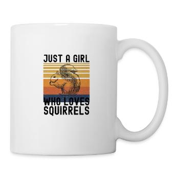 Écureuils - Mug blanc - blanc - Droite