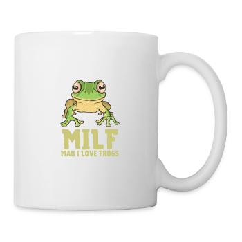 Grenouille - Mug blanc - blanc - Droite