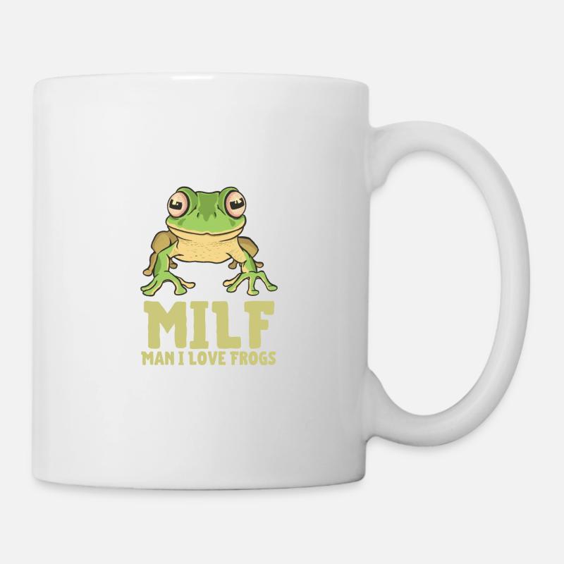Frosch - Tasse - Weiß