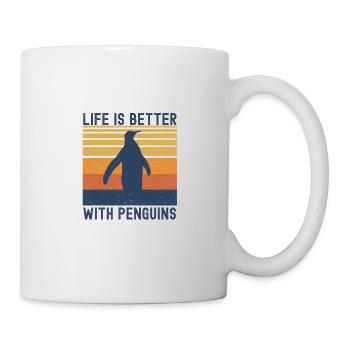 Penguin - Tasse - Weiß - Rechts