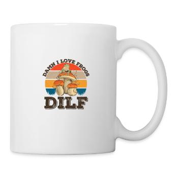 Frosch - Tasse - Weiß - Rechts