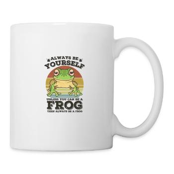 Grenouille - Mug blanc - blanc - Droite