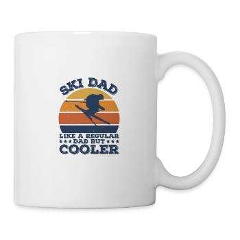Skieur - Mug blanc - blanc - Droite