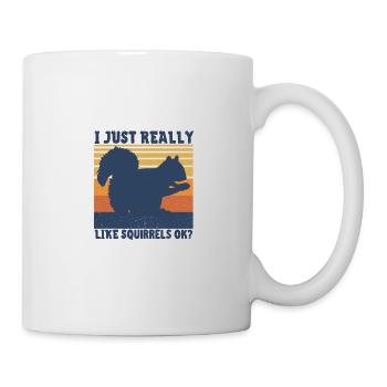 Écureuil - Mug blanc - blanc - Droite