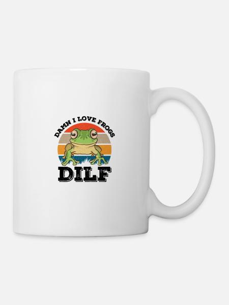 Frosch - Tasse - Weiß