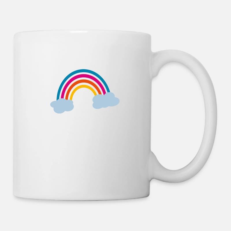 ARC-EN-CIEL - Mug blanc - blanc