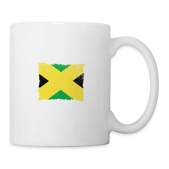 Drapeau de la Jamaïque - Mug blanc - blanc - Droite