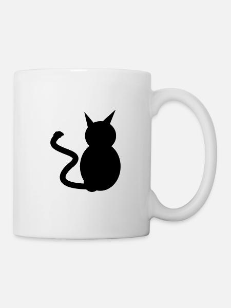 cat - Tasse - Weiß