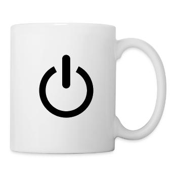 power - Tasse - Weiß - Rechts