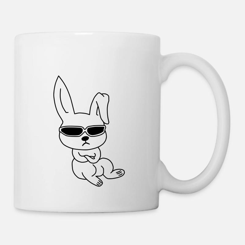 Cooler Hase - Tasse - Weiß
