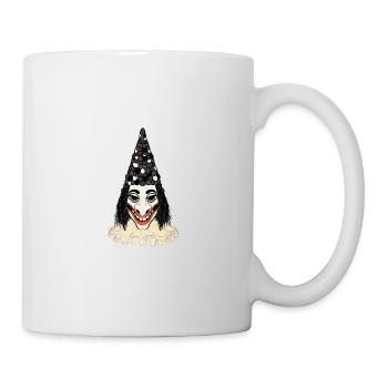 Blätzlibajass Maske Fasnacht Morgenstreich Basel - Tasse - Weiß - Rechts