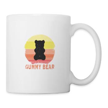 Retro Gummibär Sonnenuntergang - Tasse - Weiß - Rechts