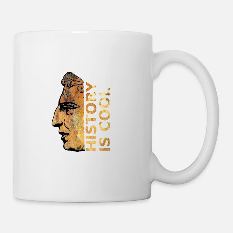 Geschichte Historie Antike Spruch - Tasse - Weiß