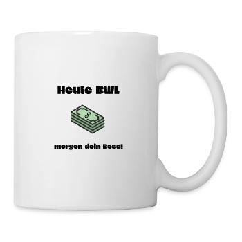 BWL Boss Spruch Geschenk BWL Student - Tasse - Weiß - Rechts