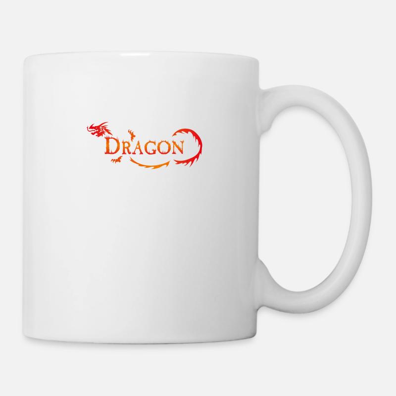 Drachen - Tasse - Weiß