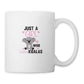 Juste une fille qui aime Koalas doux Koala - Mug blanc - blanc - Droite