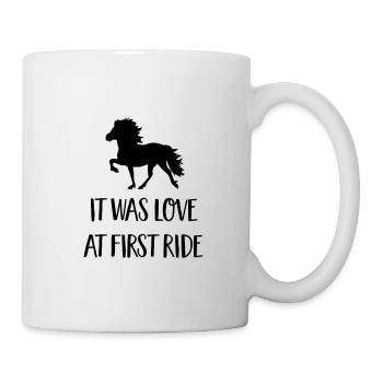 Cheval d’Islande - Mug blanc - blanc - Droite