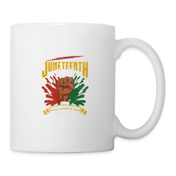 Juneteenth Black History Day Pride Gift - Mug - white - Right